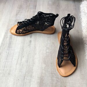 Beautiful lace sandals